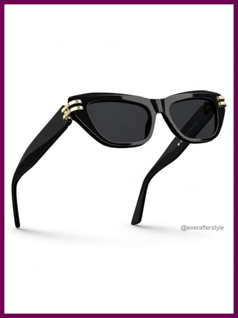 Polarized Cat Eye Sunglasses Acetate Frame UV Protection Pin Hinge